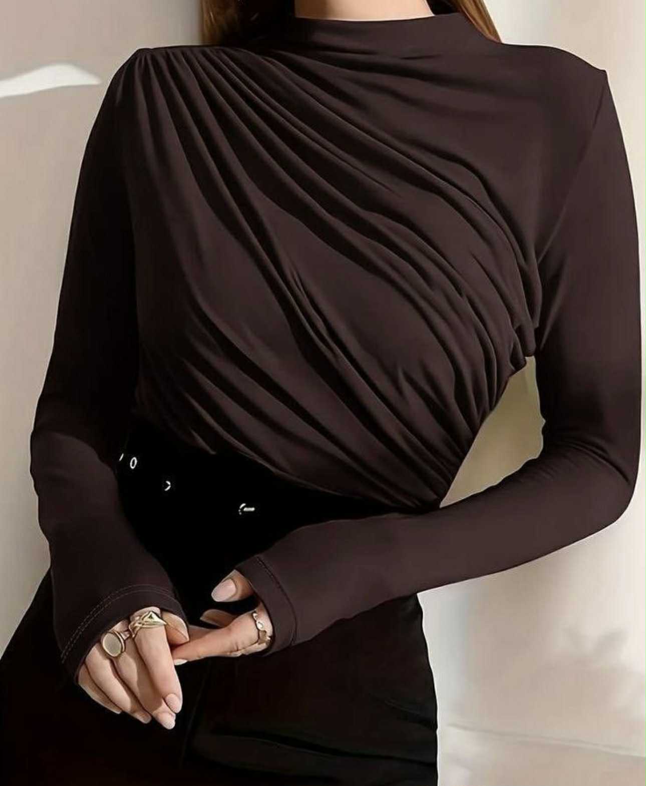 Pull Plissée "Bizou Bizou"