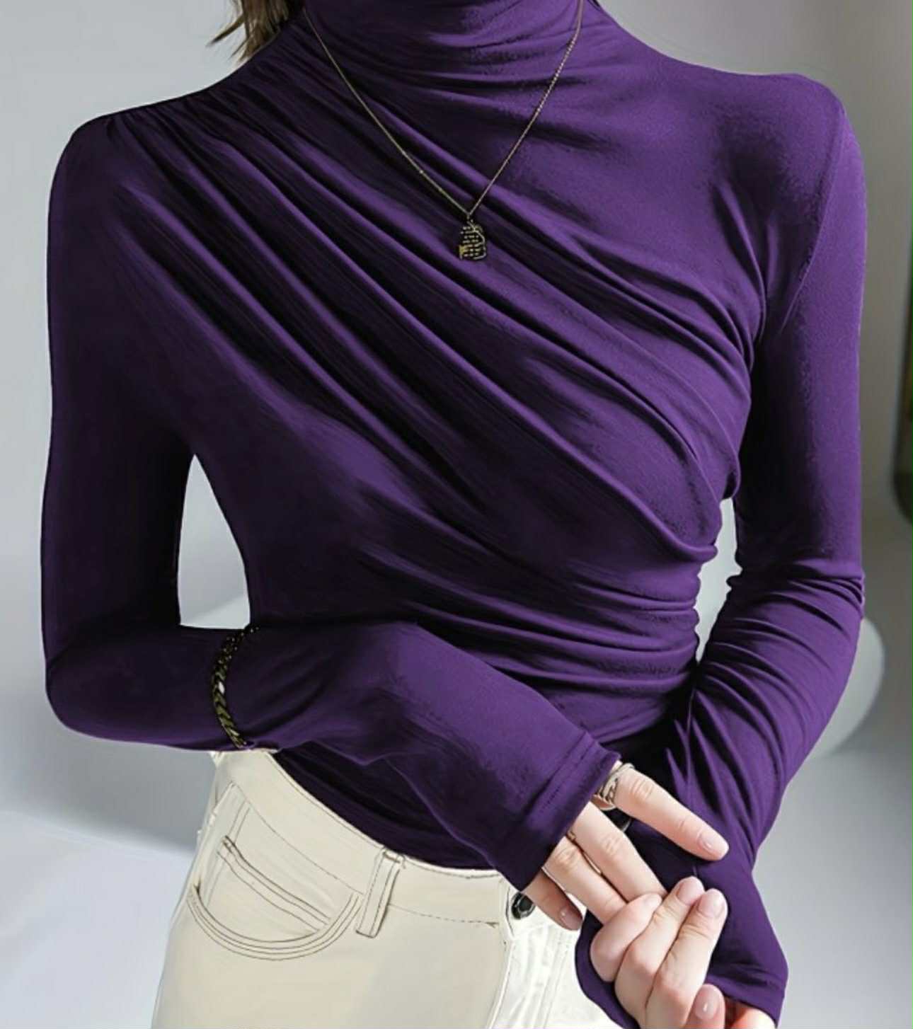 Pull Plissée "Bizou Bizou"