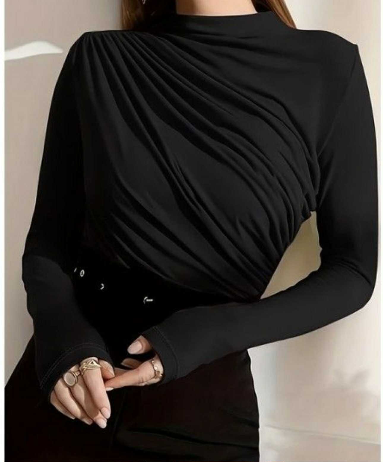 Pull Plissée "Bizou Bizou"